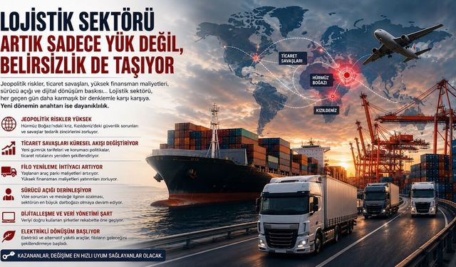 Lojistik sektörü artık sadece yük değil, belirsizlik de taşıyor