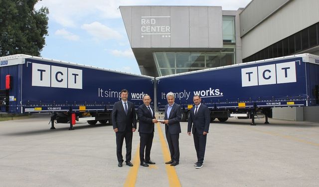 TCT Lojistik, Avrupa operasyonlarını 110 yeni Tırsan ile güçlendirdi