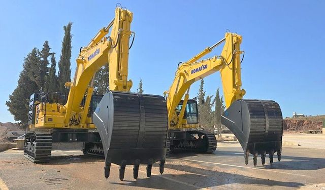 Herpa Maden filosuna 2 yeni Komatsu PC700 kattı
