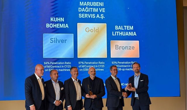 Komatsu’dan Marubeni Dağıtım ve Servis’e büyük ödül