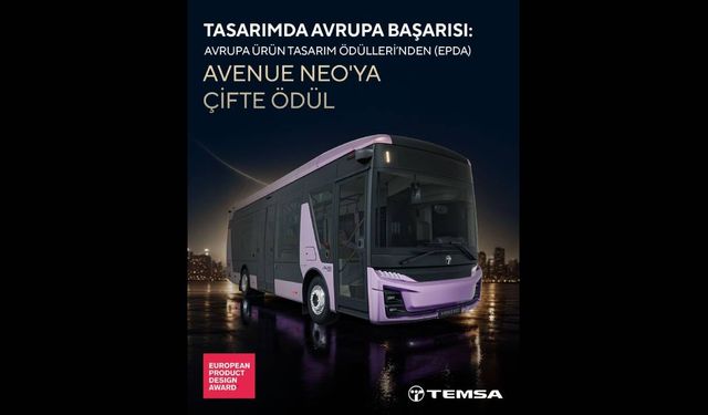 TEMSA'nın Avenue Neo modeli Avrupa'da iki ödül birden kazandı