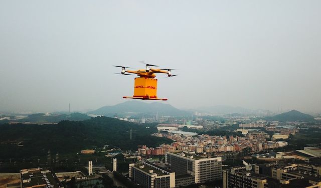 DHL Express, drone ile tam otomatik ve akıllı dağıtım hizmetini başlattı