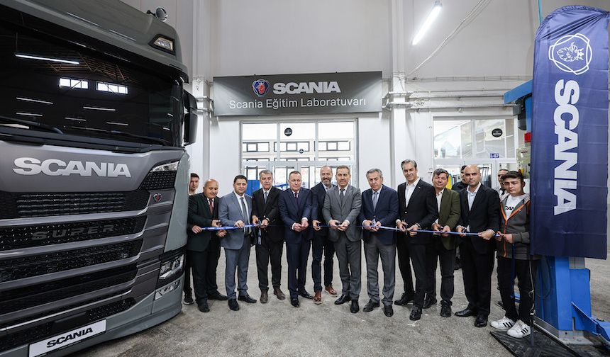 Scania Türkiye’nin ilk laboratuvarı geleceğin teknisyenlerini yetiştirecek