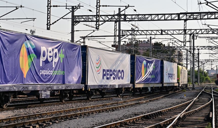 PepsiCo, Türkiye’de elektrikli tren ile gıda taşımacılığı gerçekleştiren ilk şirket oldu