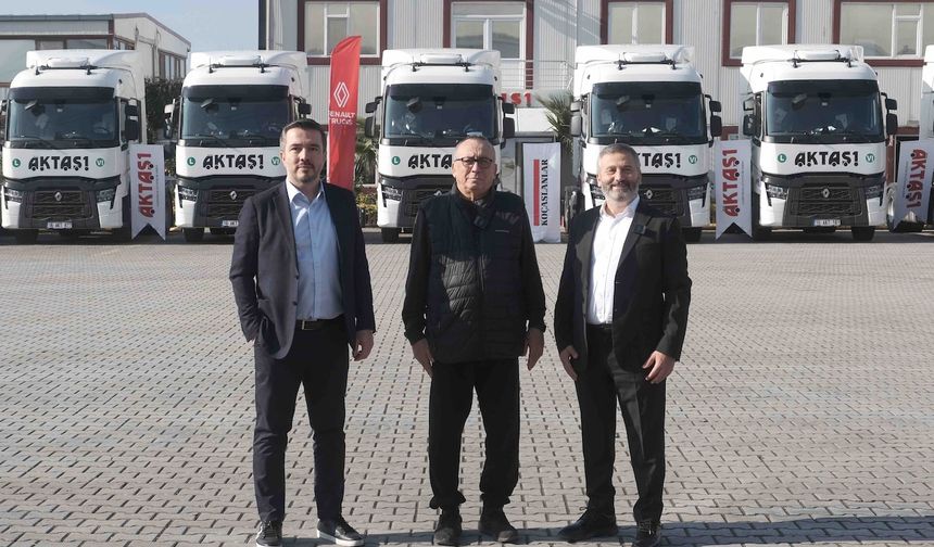 Gemlik Aktaş-1 Lojistik, 50 Yeni Renault Trucks Çekici İle Yılın İlk Yatırımını Gerçekleştirdi