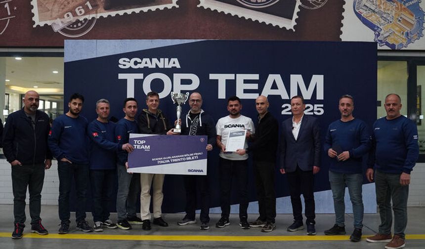 Top Team Yarışması 2025 Türkiye Kazananı Scania Gebze