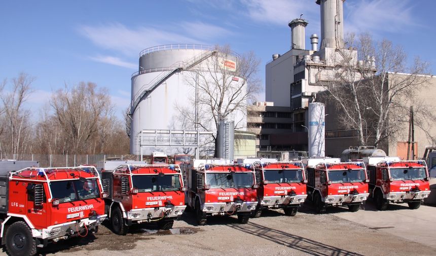 Allison Şanzımanlı Tatra Force Araçları Viyana İtfaiyesi Envanterinde