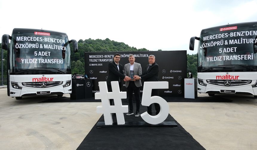 Özköprü Turizm & Malitur Filosunu 5 Adet Mercedes-Benz Tourismo 16 RHD 2+2 İle Güçlendirdi