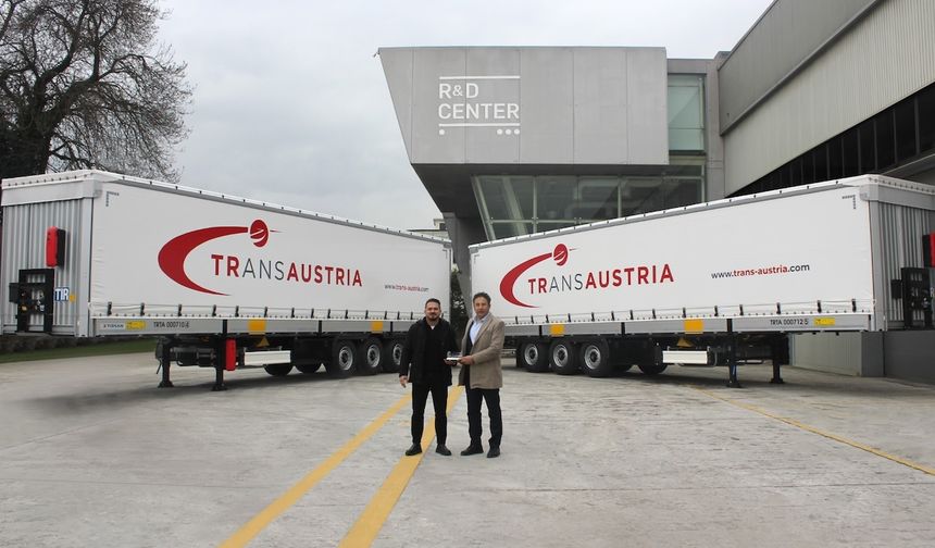 Trans-Avusturya’ya 20 Adet Tren Yüklemeli Tırsan Teslimatı Gerçekleştirildi