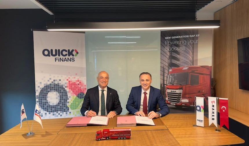 Quick Finans ve DAF Trucks Türkiye İş Birliği Başladı
