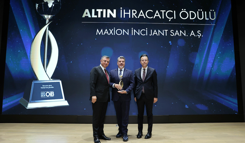 Maxion İnci Jant Grubu’na OİB’den Altın Ve Gümüş Ödül