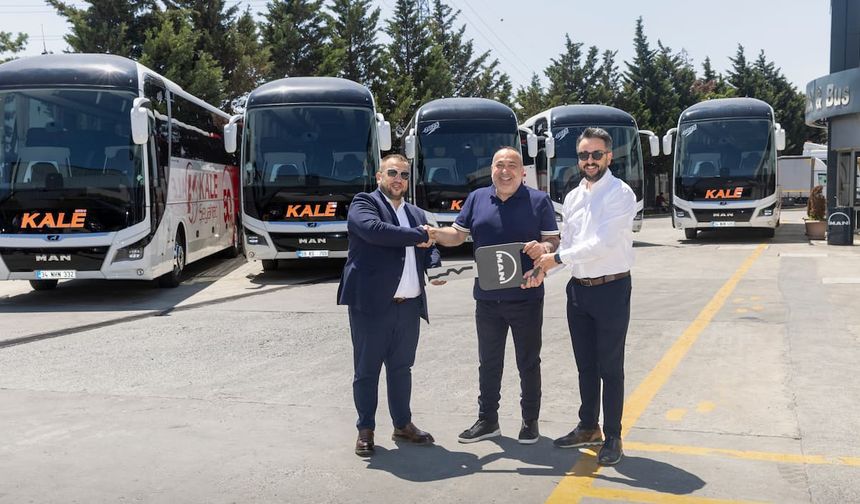 Kale Seyahat Filosuna 20 Adet MAN Lion’s Coach Kattı
