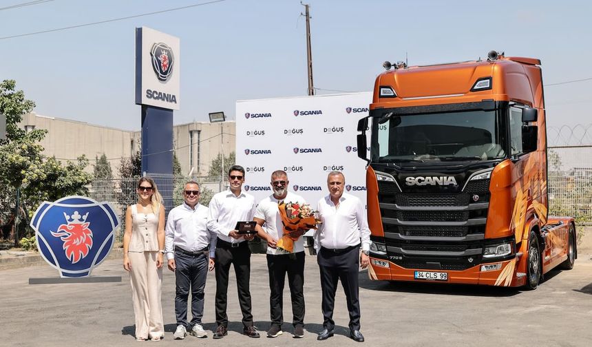 Sınırlı sayıda üretilen en özel Scania Türkiye’deki ilk sahibini buldu