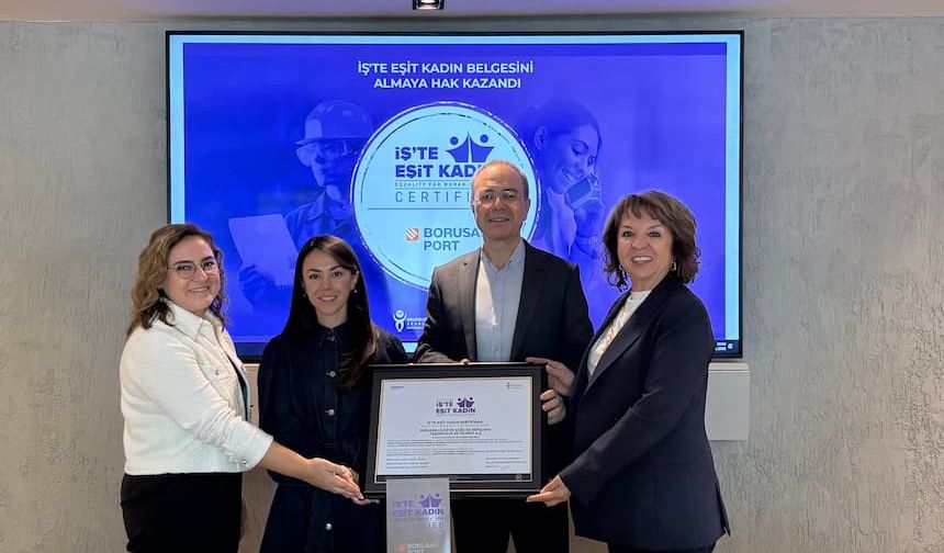Borusan Port sektöründe eşitlik sertifikası alan ilk şirket oldu