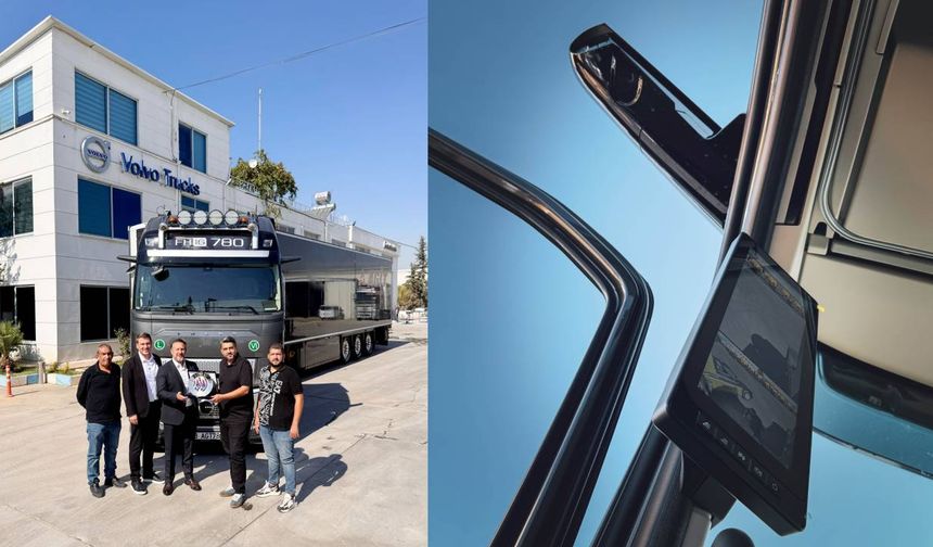 Volvo Trucks, AGİT Nakliyat’a Türkiye’nin ilk Kamera Monitör Sistemli FH16 780 HP’sini teslim etti