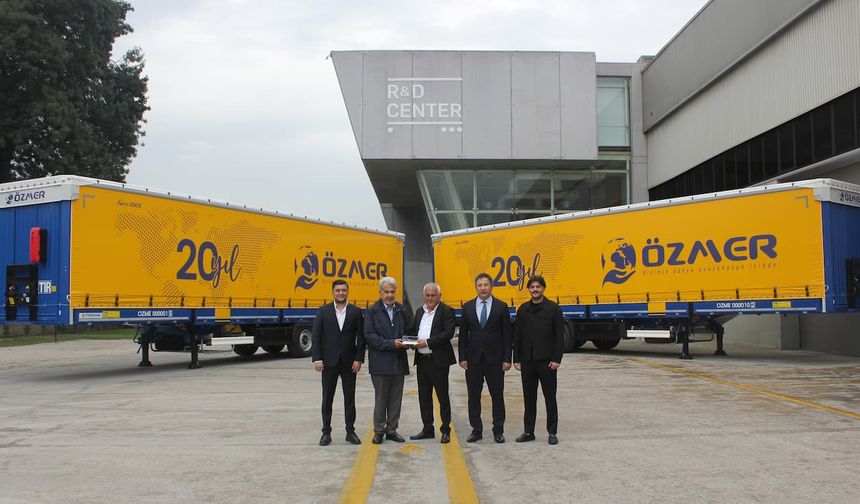 Özmer Lojistik 20. yılında filosunu 60 Tırsan treyler ile güçlendirdi