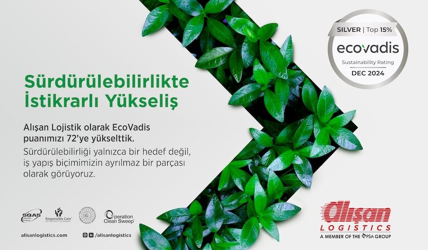 Alışan Lojistik’ten uluslararası sürdürülebilirlik başarısı