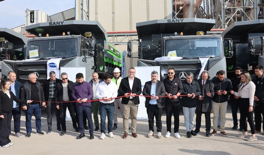 Medcem Çimento’dan hammadde taşımacılığında elektrikli dönüşüm