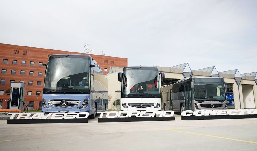 Mercedes-Benz Türk, otobüslerinde güvenlikten konfora 36 yenilik yaptı