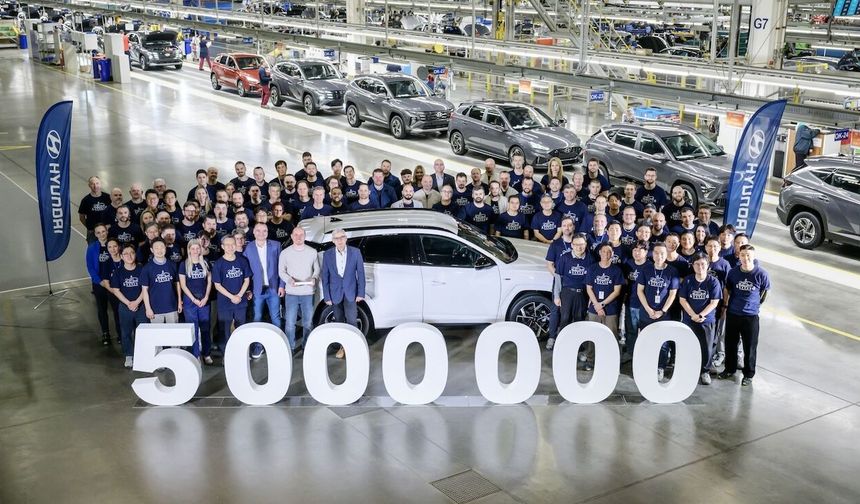 Hyundai Çek fabrikasında 5 milyonuncu araç üretildi