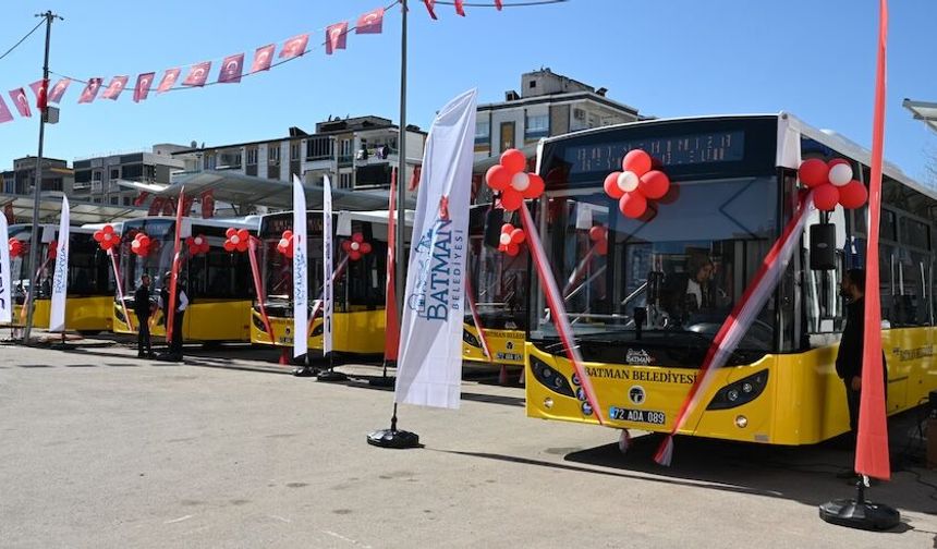 Temsa, Batman Belediyesi’ne 10 yeni araç teslim etti