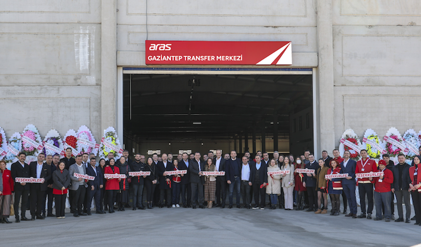 Aras Kargo Gaziantep’te 40 milyon TL’lik yatırımla kapasiteyi büyüttü