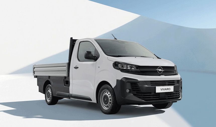 Türkiye'de üretilen yeni Opel Vivaro Kamyonet 1 milyon 715 bin TL'den yollara çıkıyor