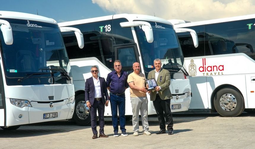 TEMSA’dan Diana Travel’a 9 adet Safir teslimatı