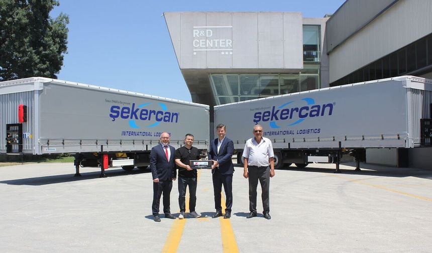 Şekercan Lojistik filosunu 50 yeni Tırsan treyler ile güçlendiriyor