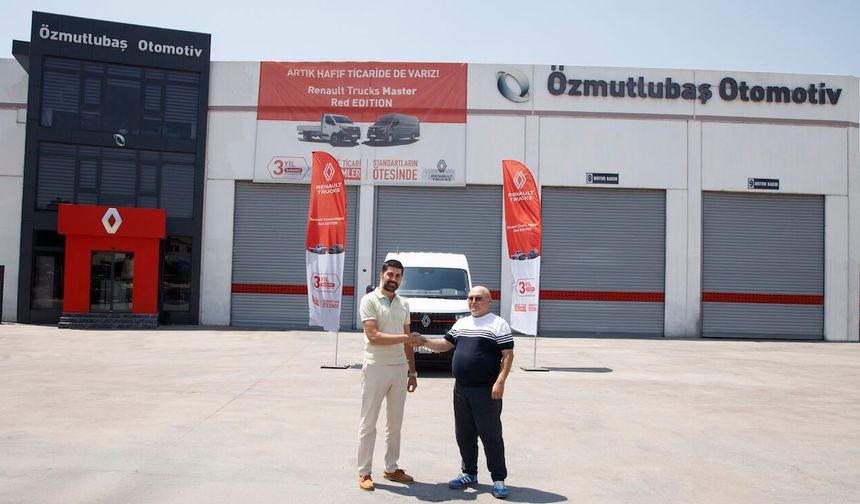 Ege Bölgesi'nin ilk Renault Trucks Master Red EDITION'ı ÖKN Lojistik filosuna katıldı