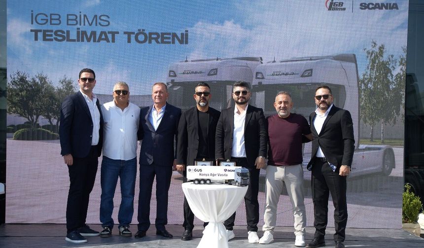 İGB BİMS’ten lojistik gücüne 81 adetlik dev Scania takviyesi