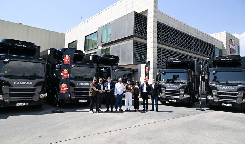 Namet soğuk zincir dağıtım ağını Scania ve Thermo King ile güçlendiriyor