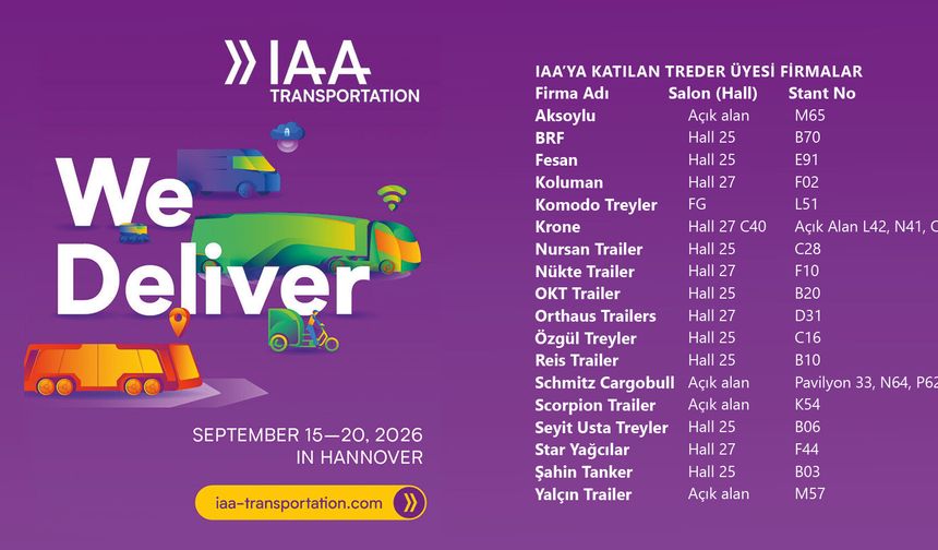 Türk treyler sektörü Almanya’ya çıkarma yapacak