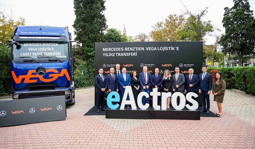 Mercedes-Benz eActros 600, Vega Lojistik’in filosunda yerini aldı