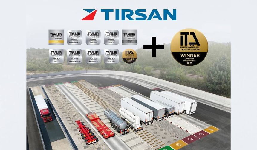 Tırsan, 7 kategorinin tamamında ödül alan ilk ve tek üretici oldu