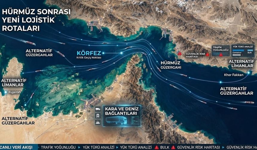 Hürmüz boğazı sonrası Körfez lojistiğinde yeni rotalar öne çıkıyor