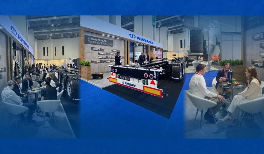 Krone, Logistech Fuarı'nda sektör paydaşlarıyla bir araya geldi