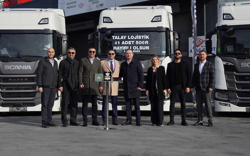 Scania'dan Talay Logistics'e 41 Adet Cekici (1)