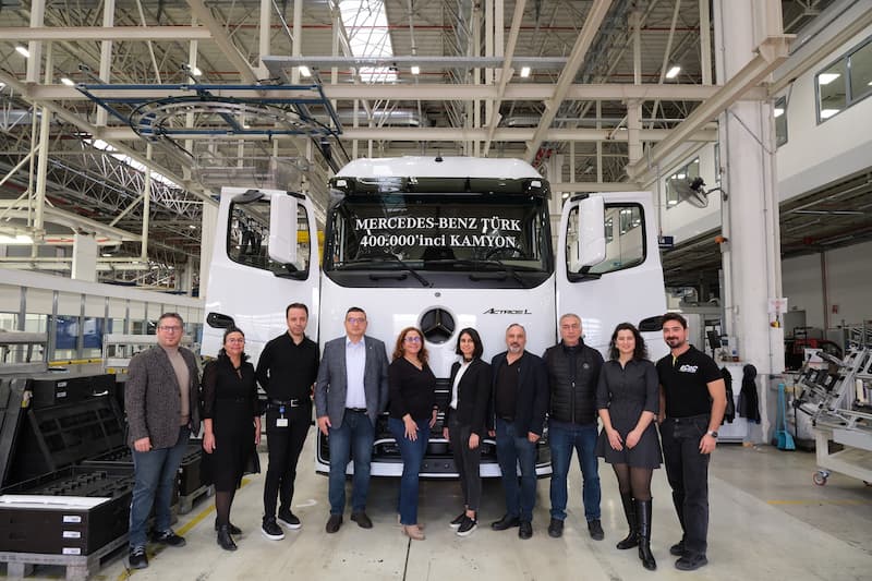 Mercedes Benz Türk, Aksaray Kamyon Fabrikası’nda 400 Bininci Kamyonunu Üretti 2