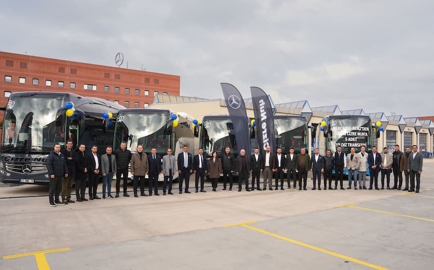 Mercedes Benz Türk’ten Özlem Cizre Nuh’a 5 Adet Mercedes Benz Travego Ve Tourismo Teslimatı 5
