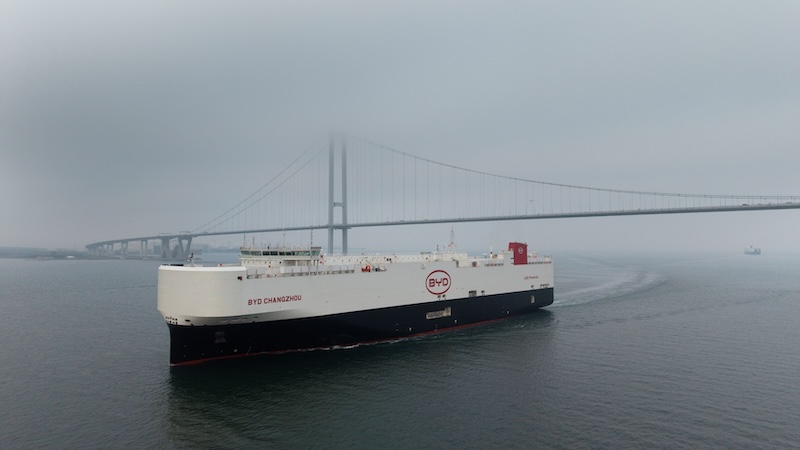 Byd'nin Dev Arac Gemisi Byd Changzhou (2)