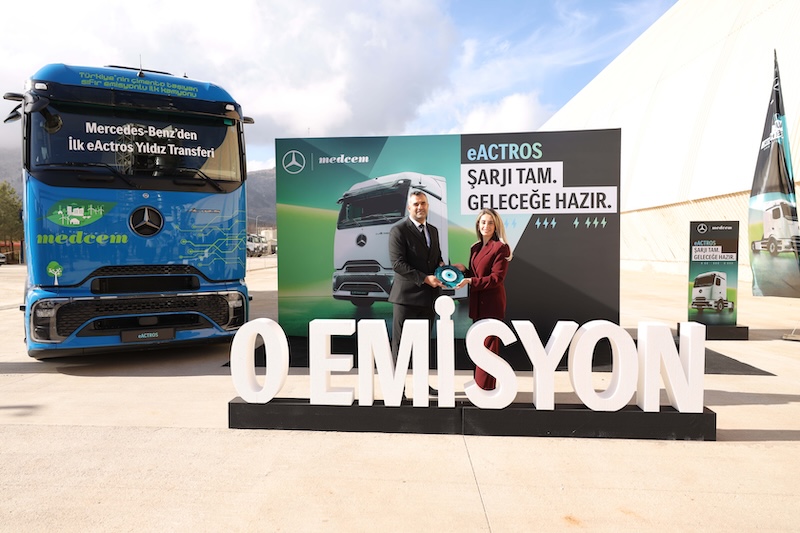 Mercedes Benz Türk İlk Eactros 600 Teslimatını Medcem Çimentoya Gerçekleştirdi 3
