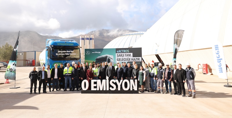 Mercedes Benz Türk İlk Eactros 600 Teslimatını Medcem Çimentoya Gerçekleştirdi 4