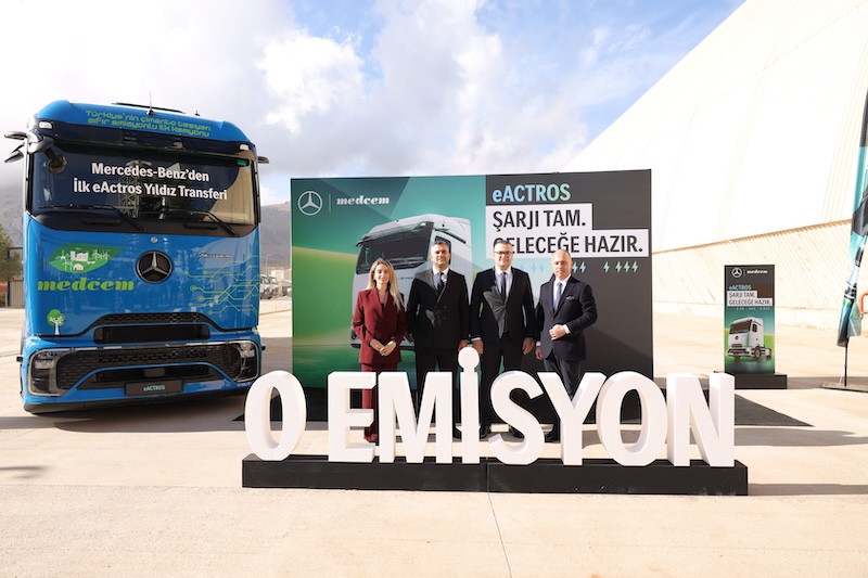 Mercedes Benz Türk İlk Eactros 600 Teslimatını Medcem Çimentoya Gerçekleştirdi 5