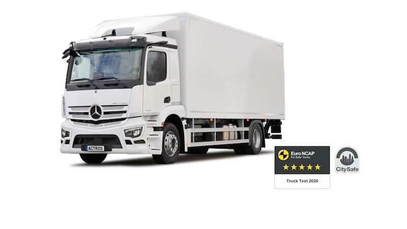 Mercedes Benz Kamyonlar, Euro Ncap Güvenlik Değerlendirmesinde 5 Yıldız Aldı 2