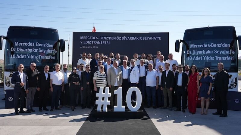 Mercedes Benz Türk’ten Öz Diyarbakır’ın Filosuna 10 Yeni Travego 2