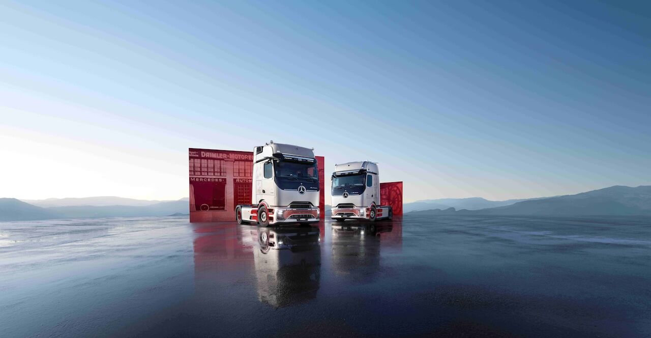 130 Years Trucks Edition Mercedes Benz Actros L & Eactros 600 1