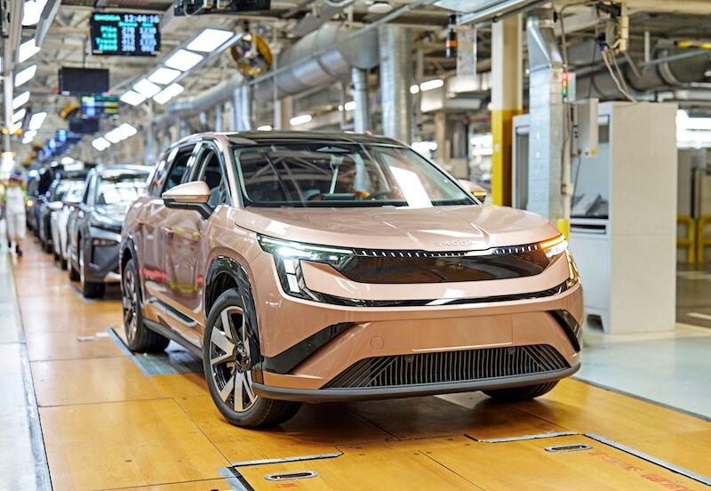 Skoda’nin Elektrikli Amiral Gemisi Suv’u Peaq’in Seri Uretimi Basladi (3)