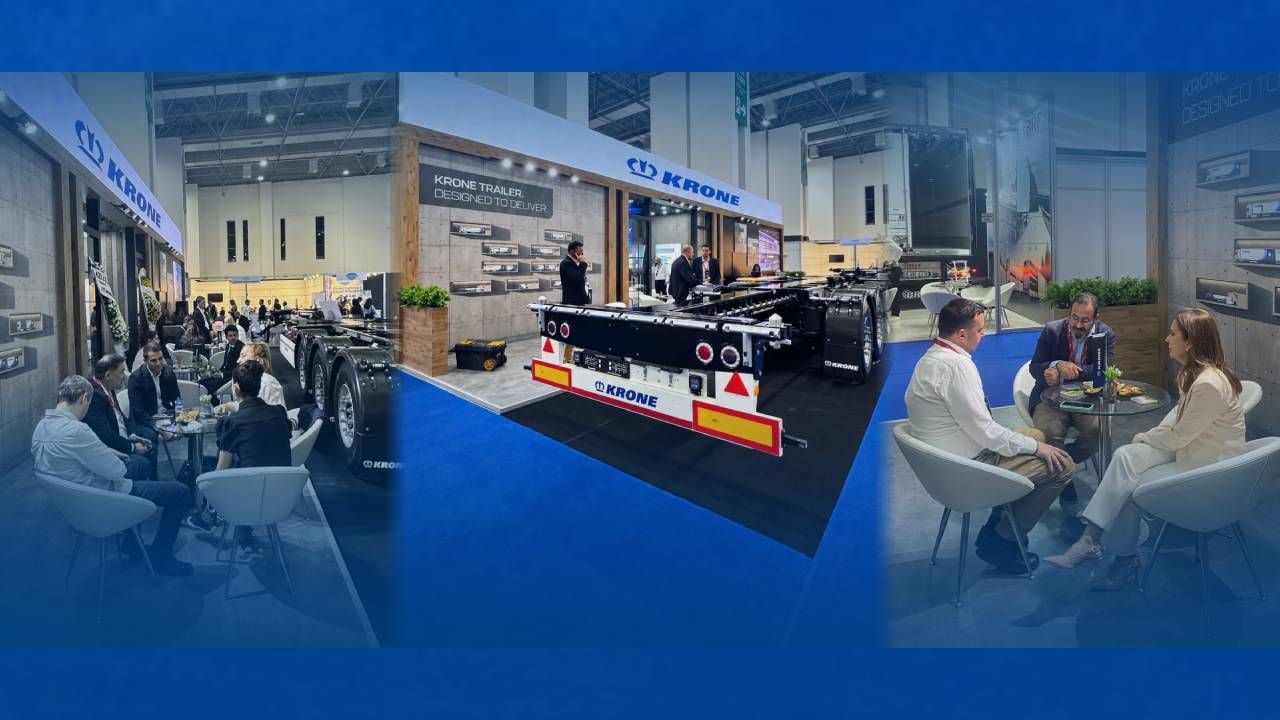 Krone, Logistech Fuarı'nda sektör paydaşlarıyla bir araya geldi