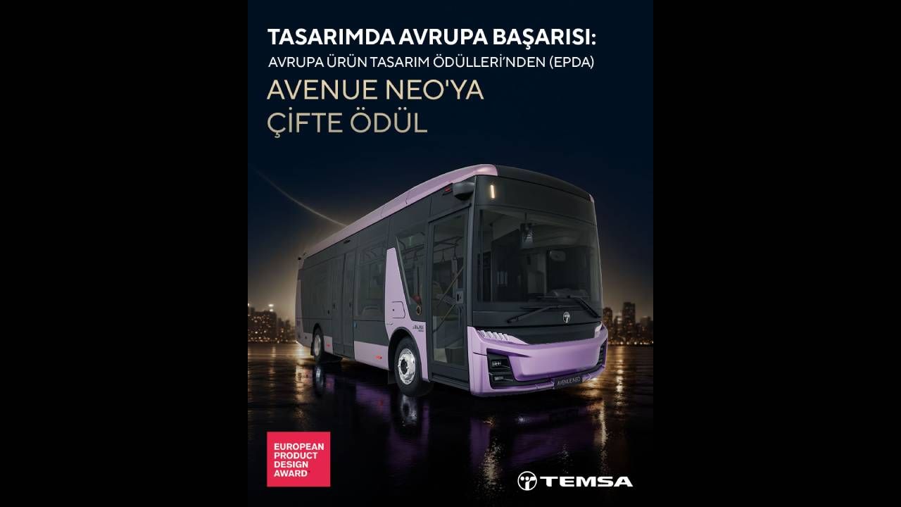 TEMSA'nın Avenue Neo modeli Avrupa'da iki ödül birden kazandı